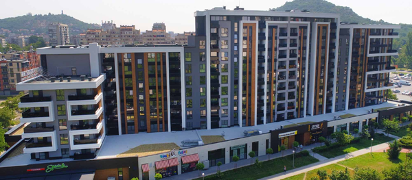Façade of a building in Plovdiv